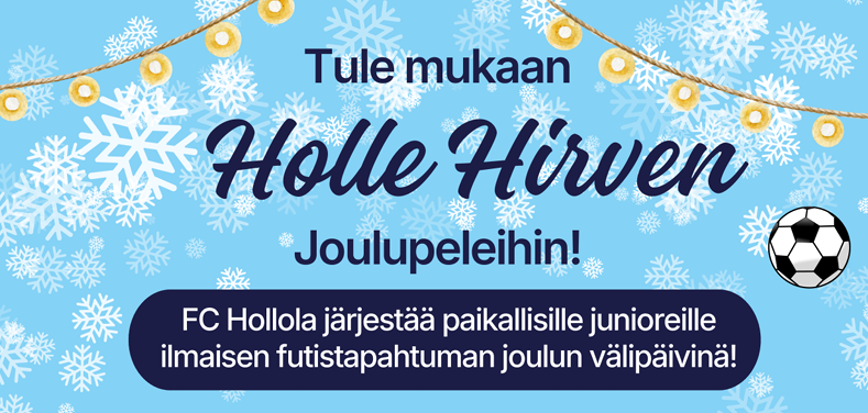 Holle Hirven joulupelit 2025