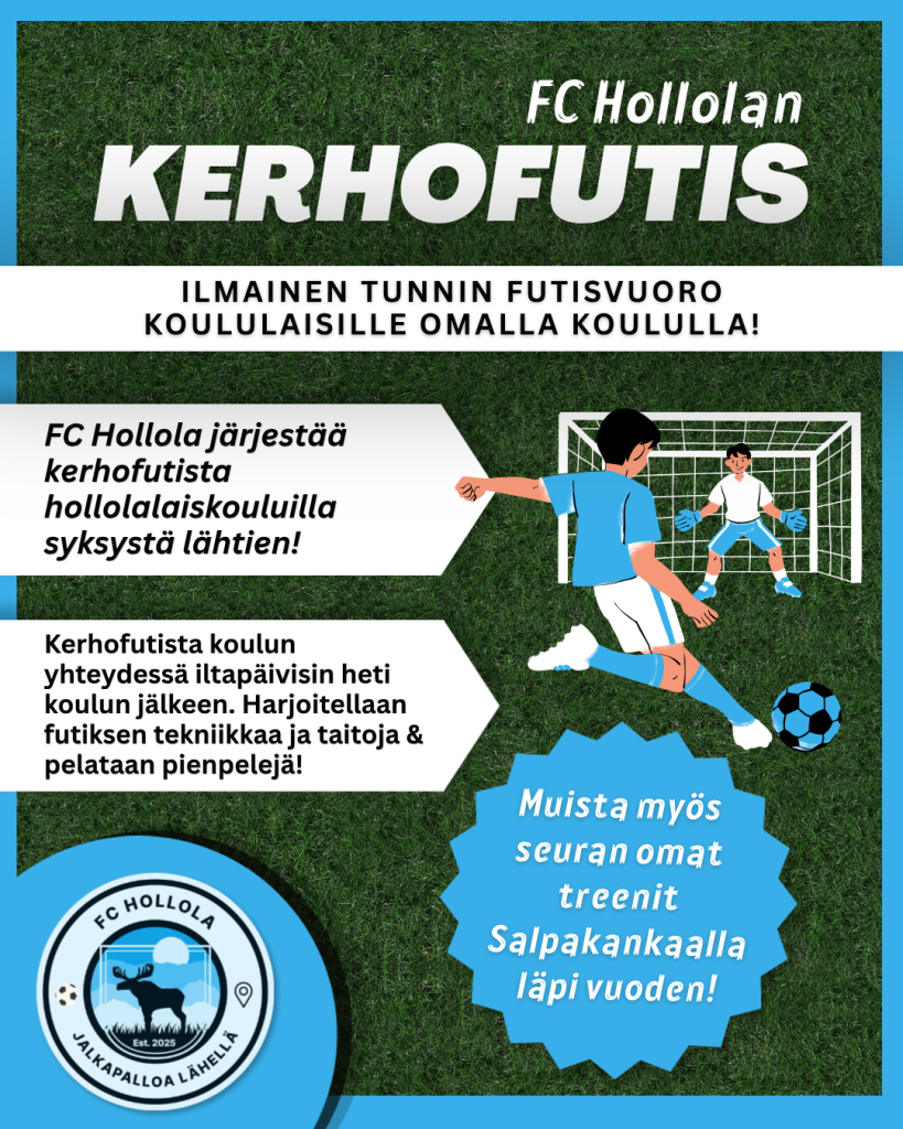 FC Hollola Kerhofutis -juliste